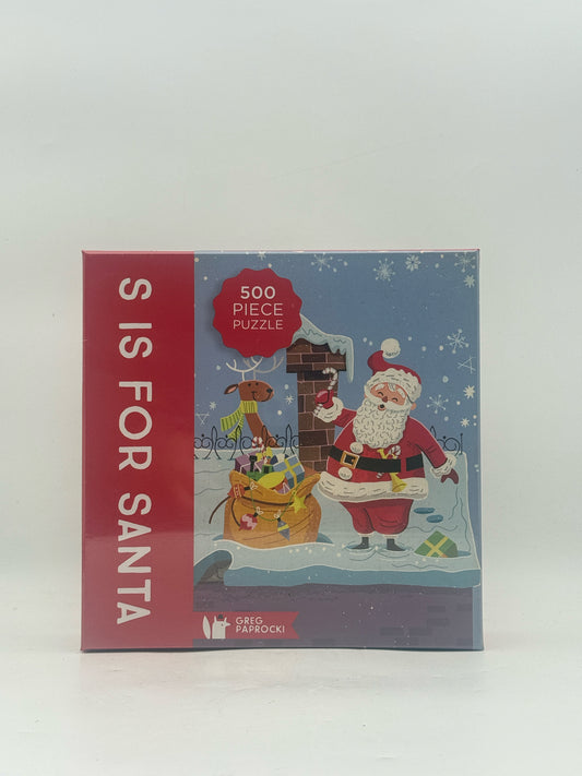 S Is For Santa 500 Piece Puzzle
