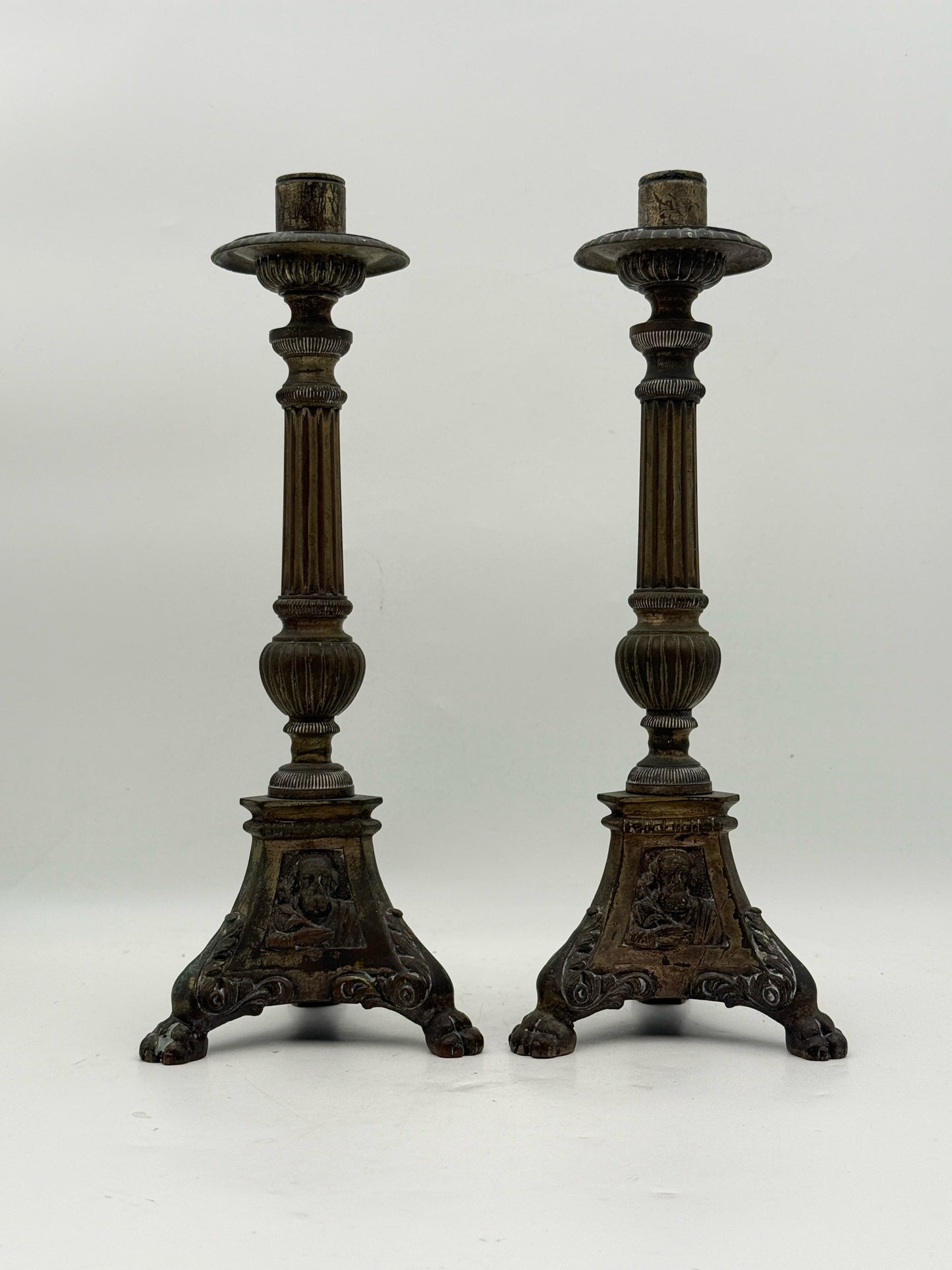 Pair Of Antique Candlesticks