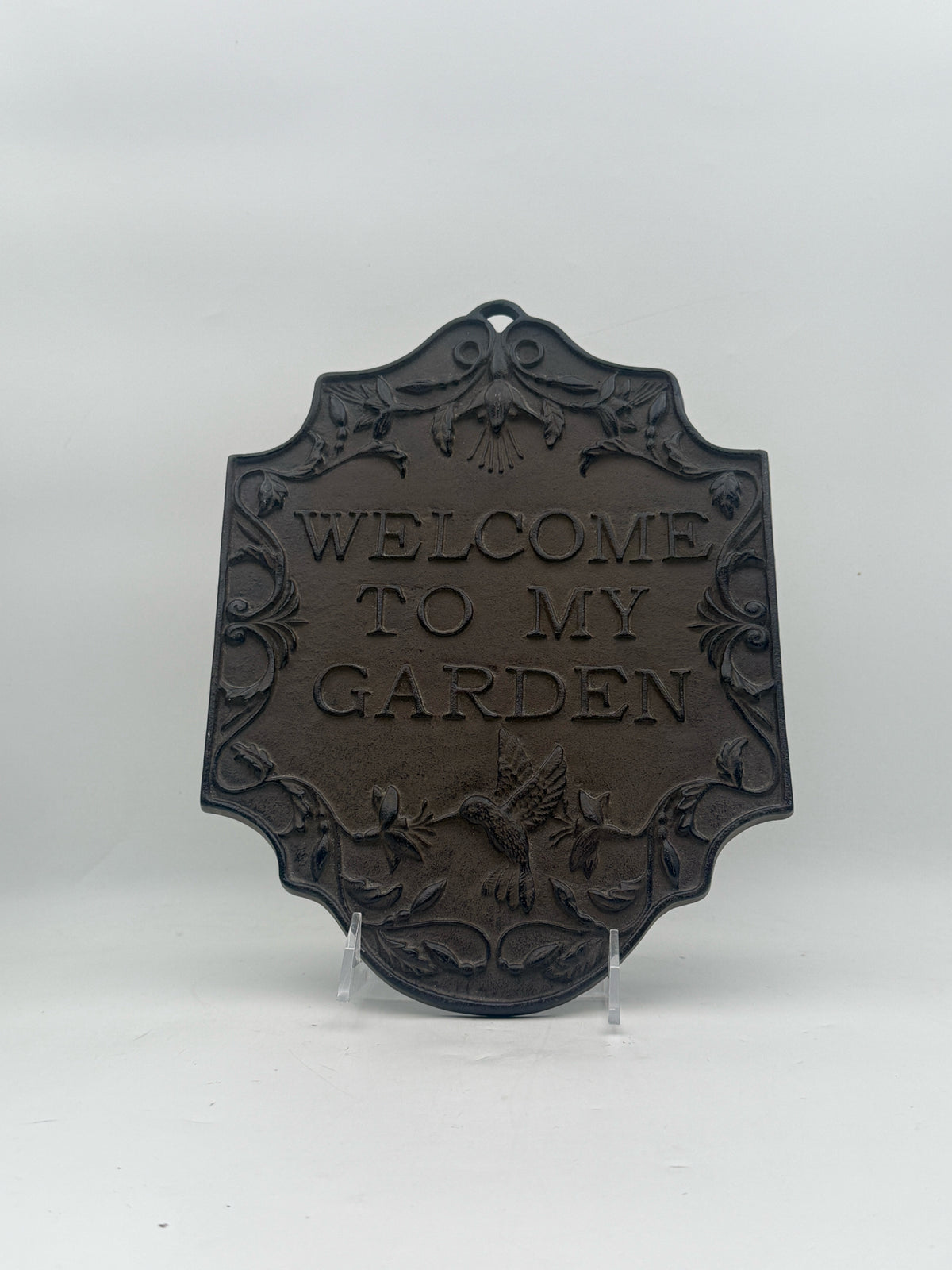 Iron "Welcome To My Garden" Wall Sign