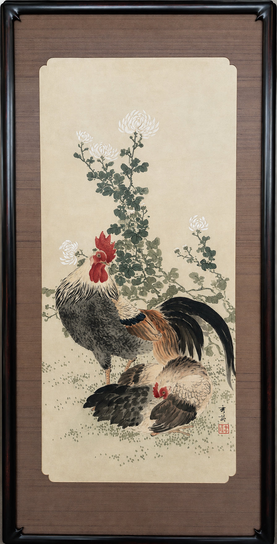 Chinese painting on Silk
