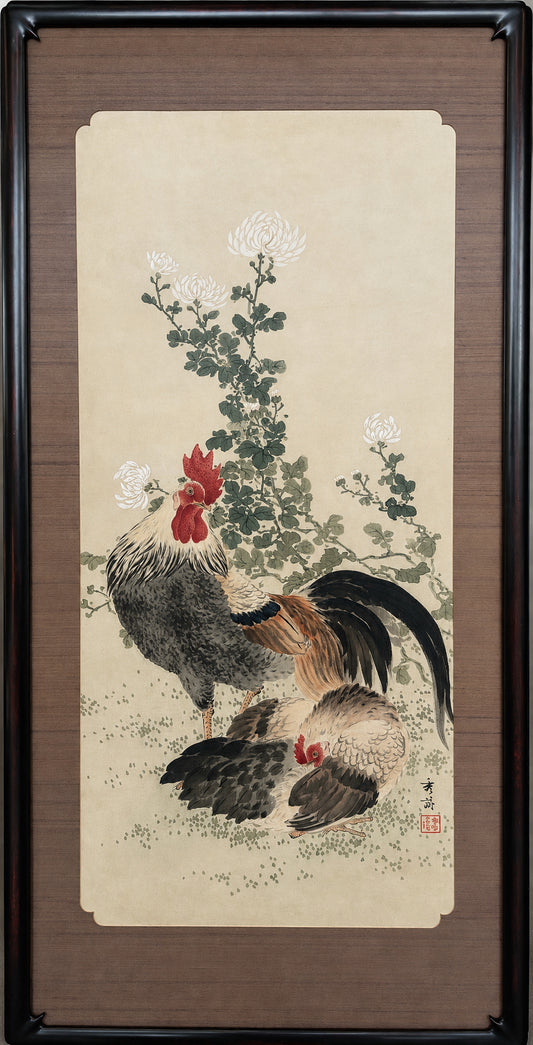 Chinese painting on Silk
