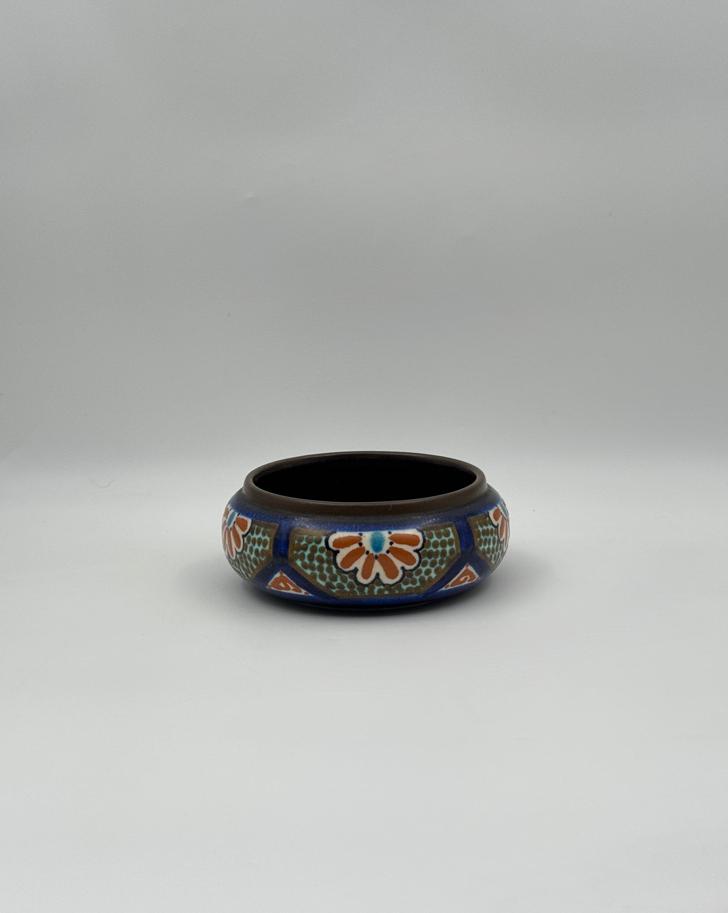 Gouda Holland Berga Bowl – Handpainted c.1930