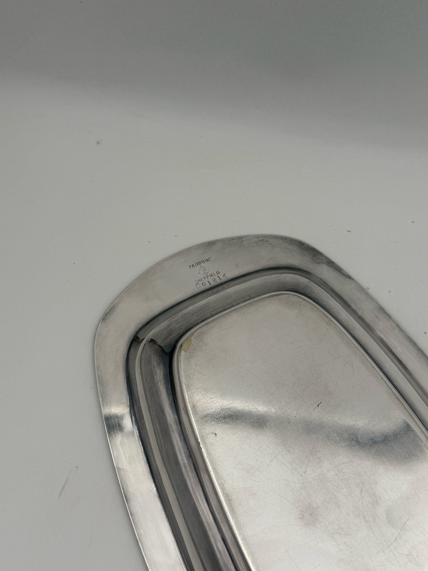 Pairpoint Silverplate Bread Tray