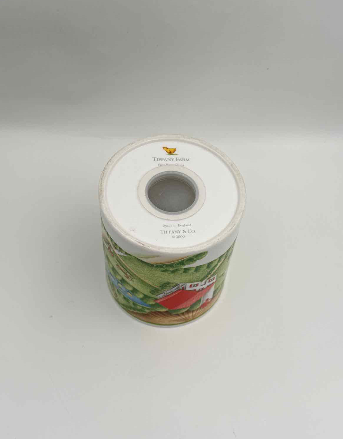 Tiffany Co 2000 Tiffany Farm Bone China Piggy Bank Decor