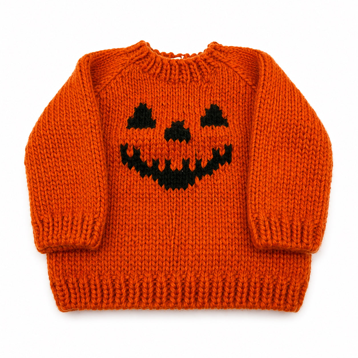 Orange Pumpkin Pullover Sweater Size 2-3 Years