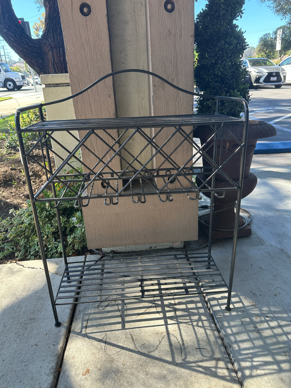 Metal Wine Rack- In Store Pick Up Only