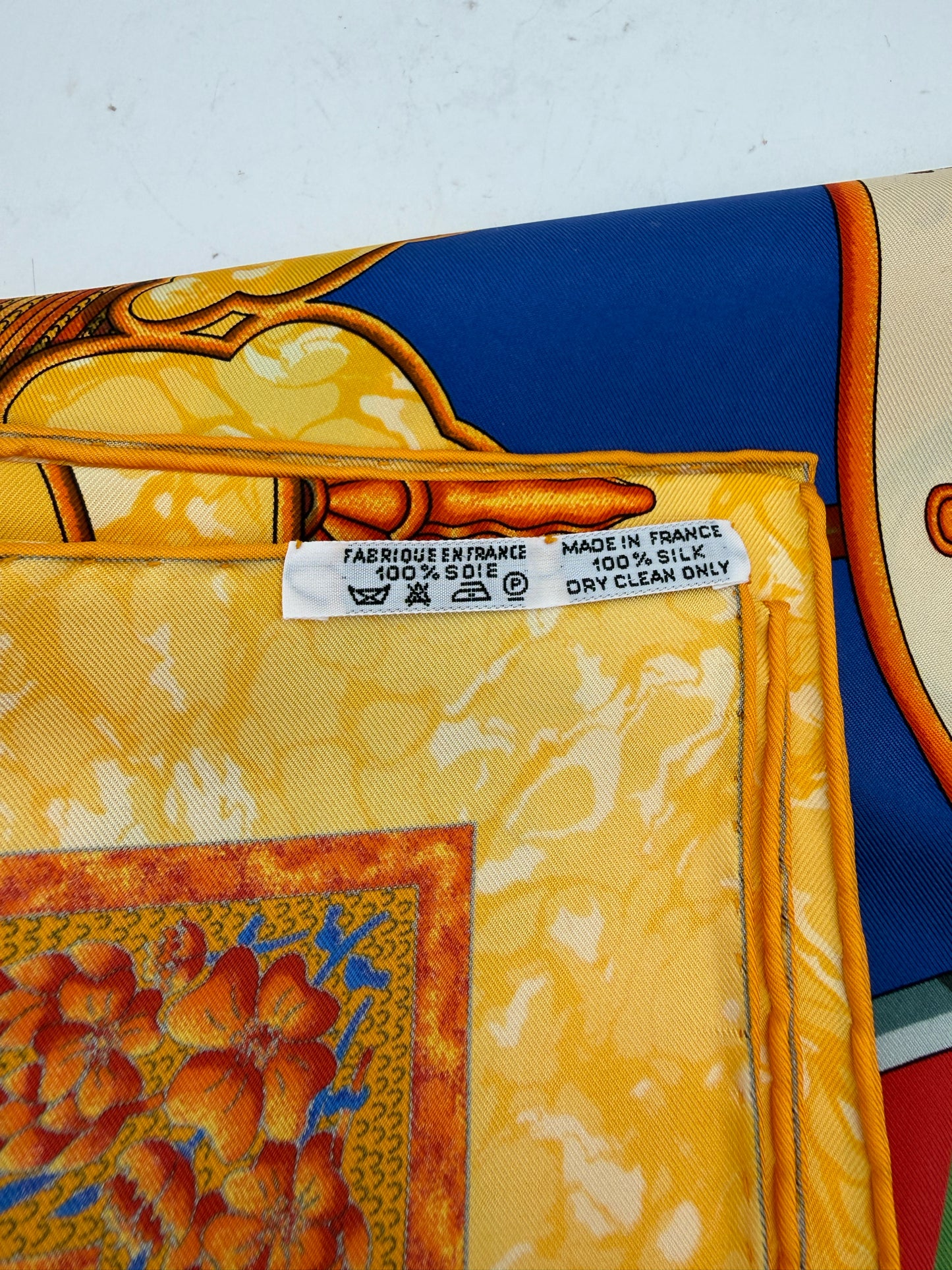 Hermes "Carpe Diem" Scarf By Joachim Metz