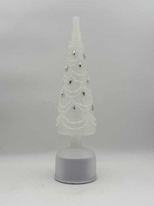 Rhinestone Revolving Christmas Tree