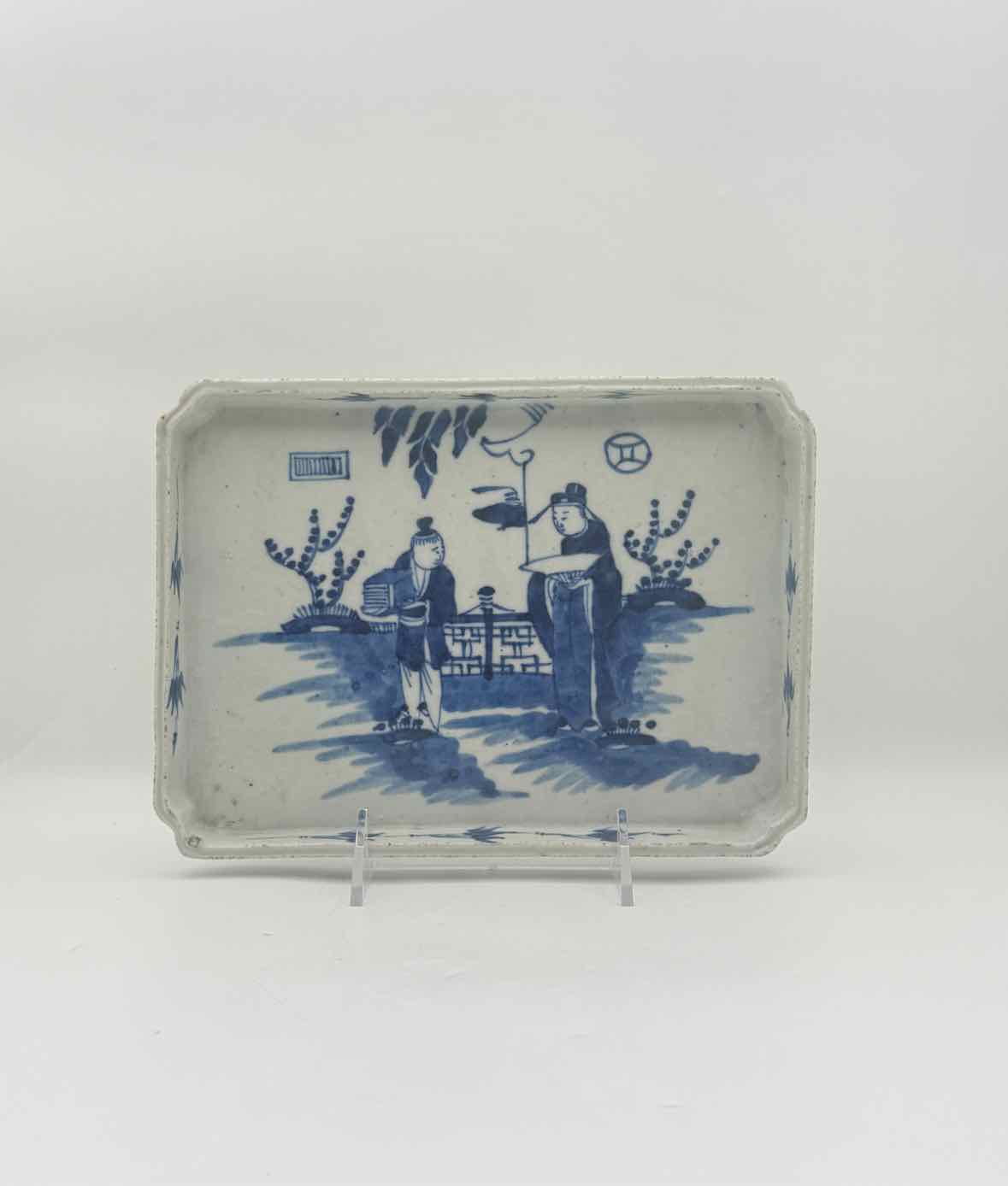Chinese Porcelain Blue and White Tray