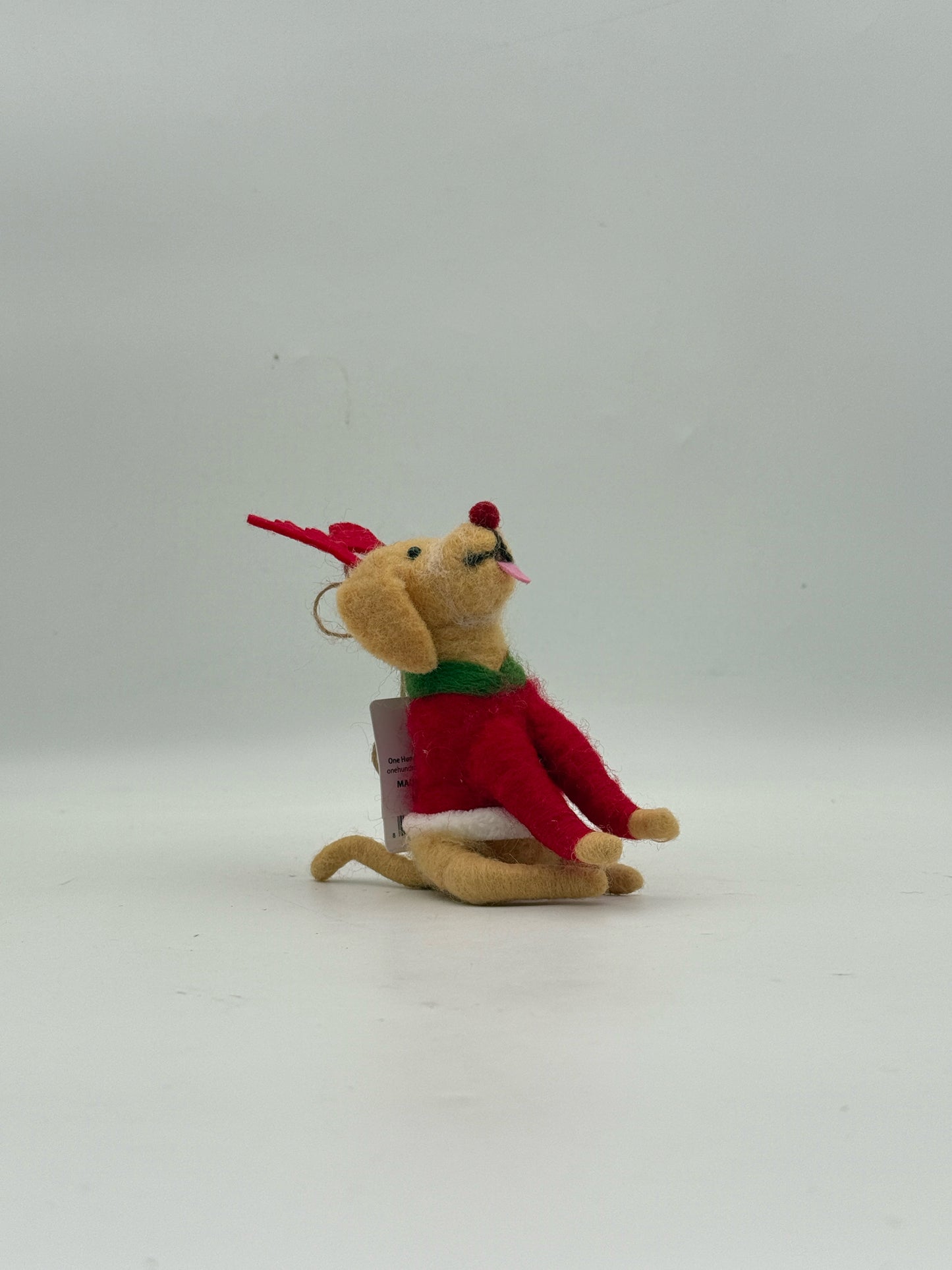 Golden Retriever Wool Christmas Ornament