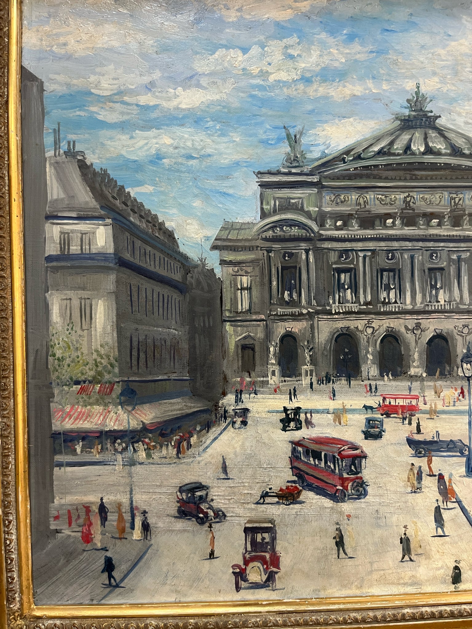 John Morris Paris Opera House Oil Painting – L’Opéra de Paris Art