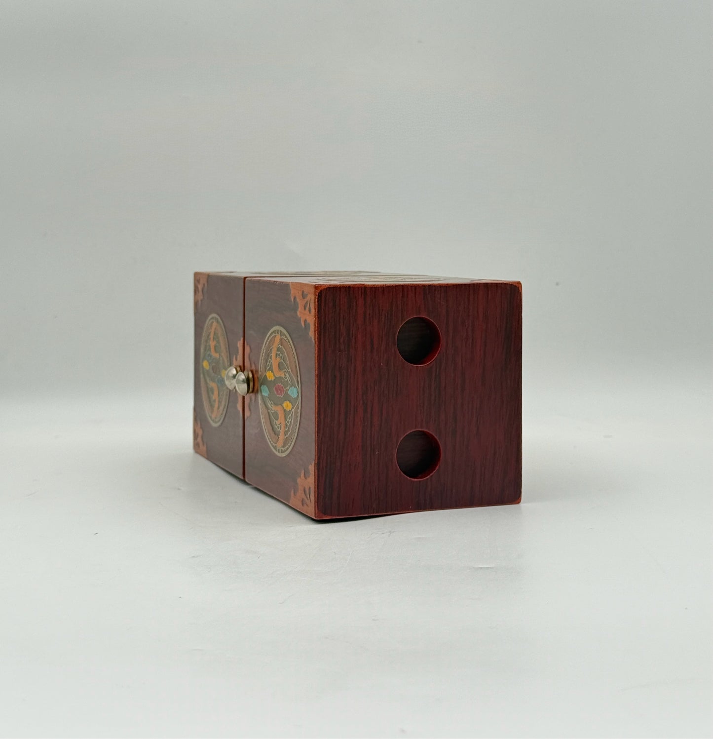 Korean Wood Inlay Jewelry Trinket Box