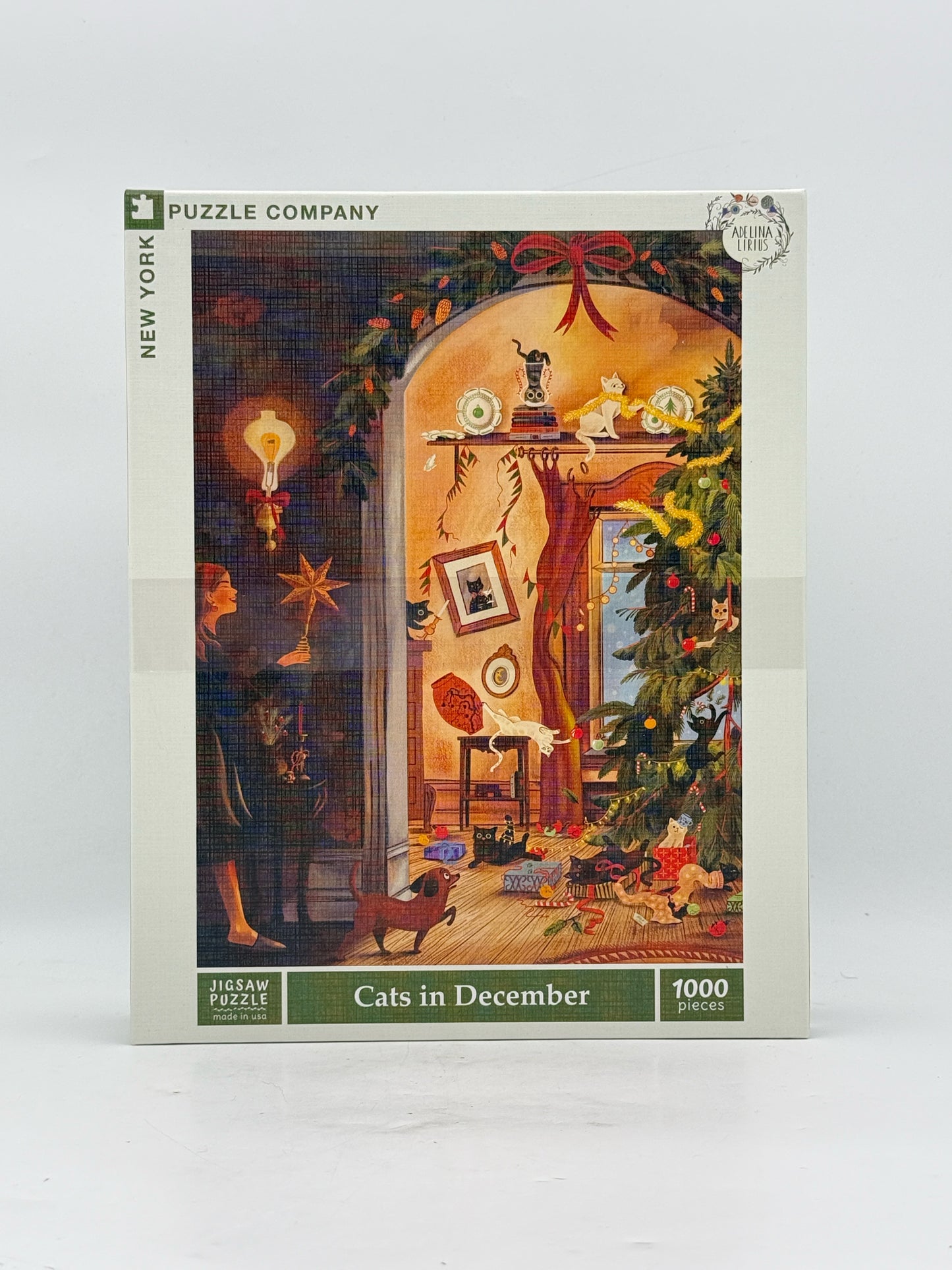 New York Puzzle Company "Cats In December"
