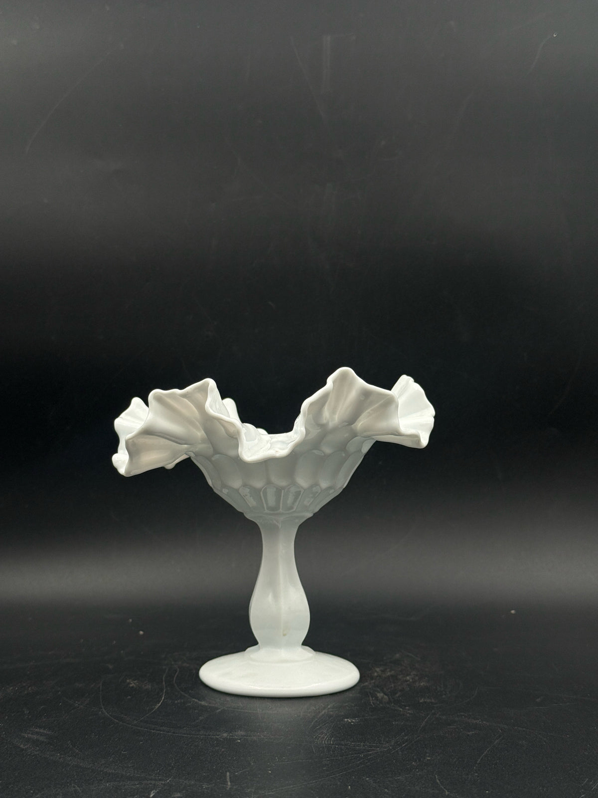 Milk Glass Candy Dish