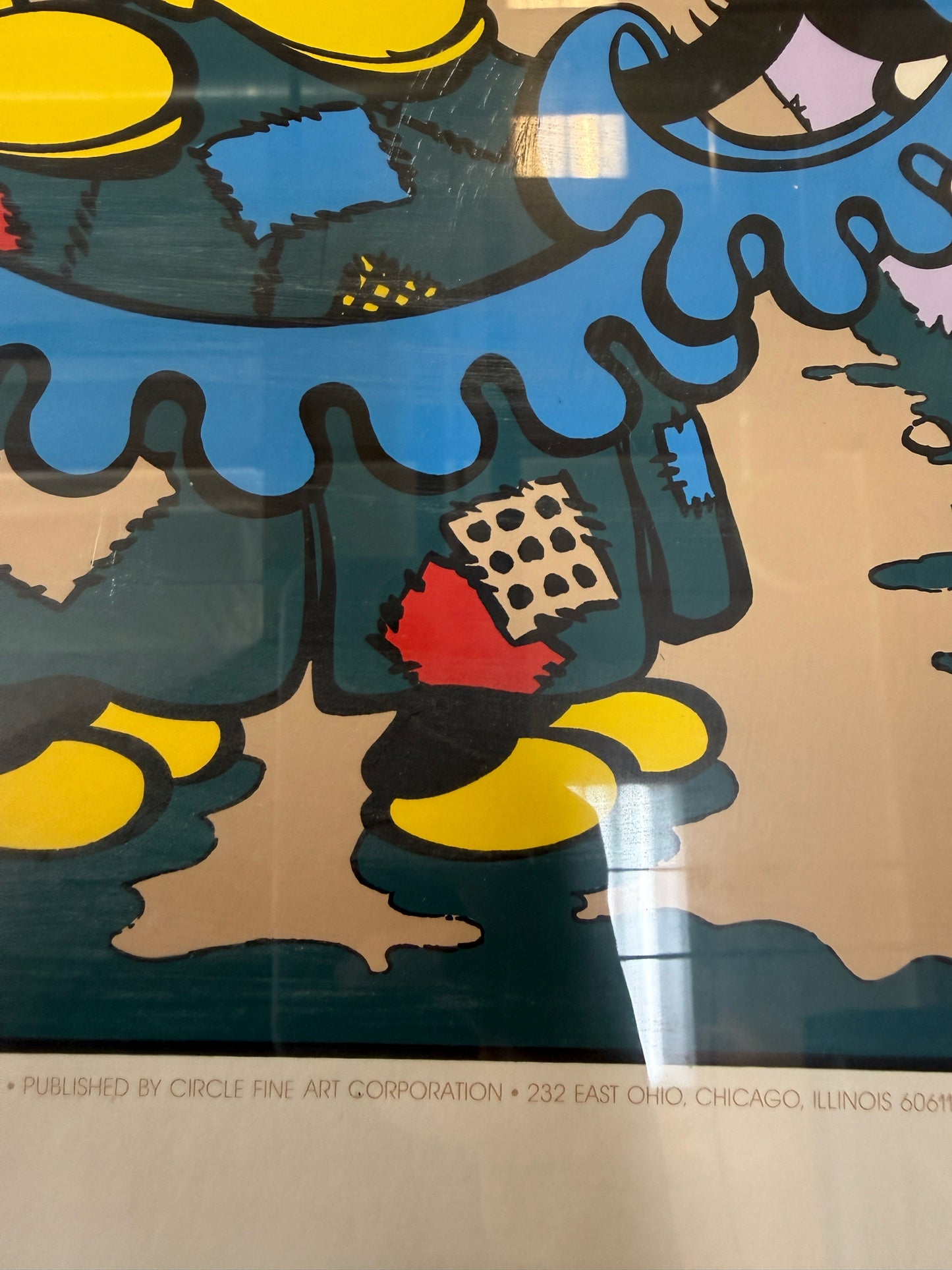 Framed Mickey Mouse "Ye Olden Days" Serigraph