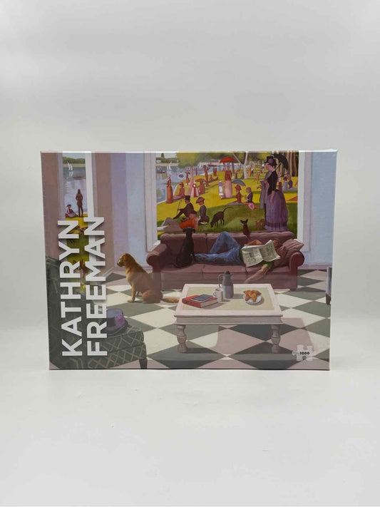Kathryn Freeman "The Sunday Paper" 1000 Piece Puzzle