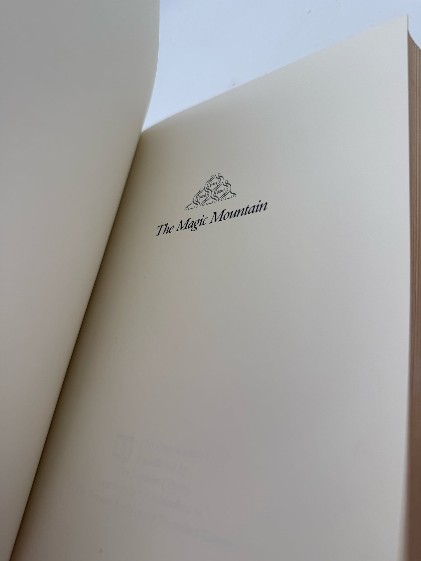 Thomas Mann "Magic Mountain" Hardcover Book- Franklin Edition