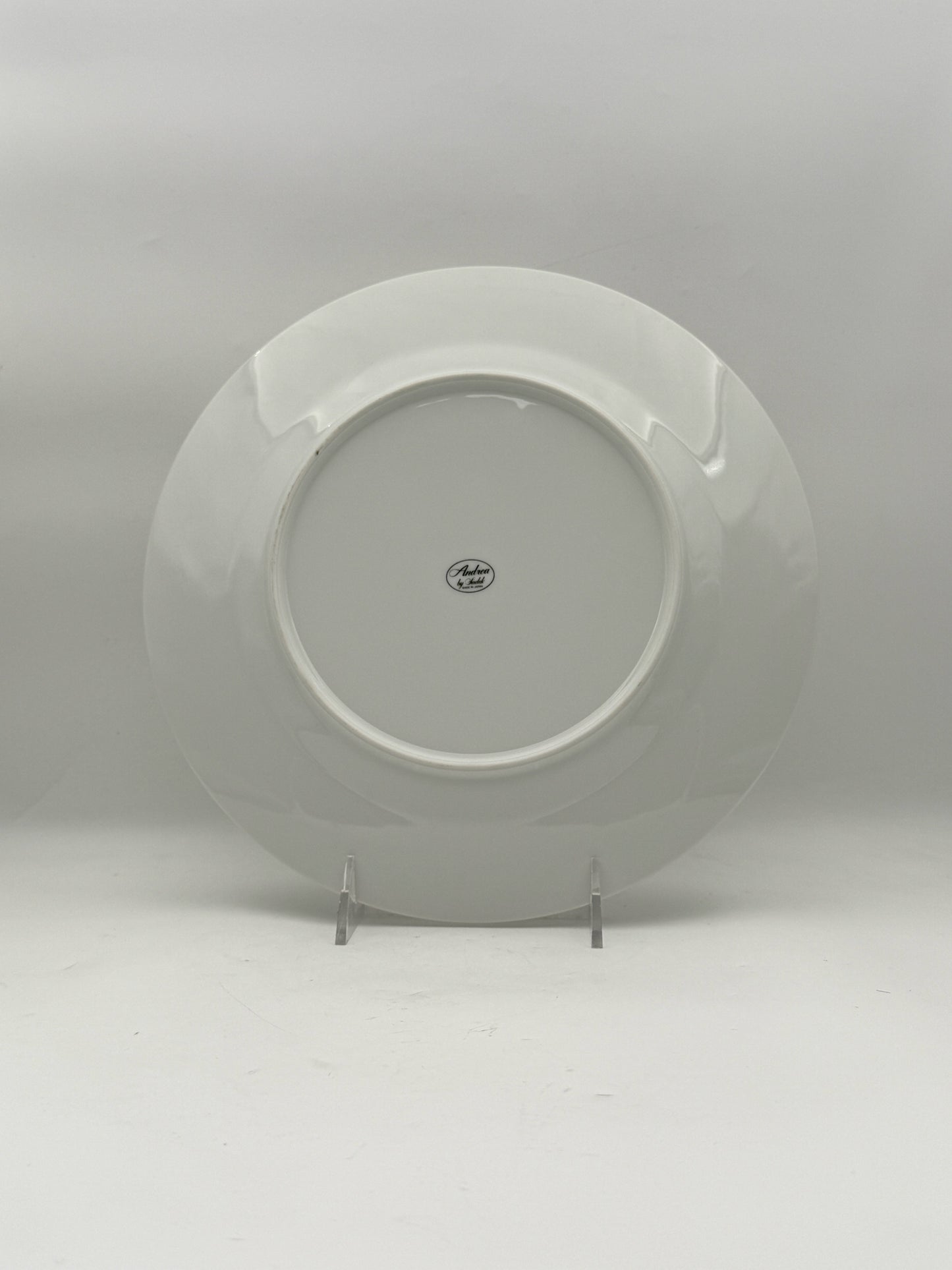 Vintage Floral Cake Plate With Matching Server And Box