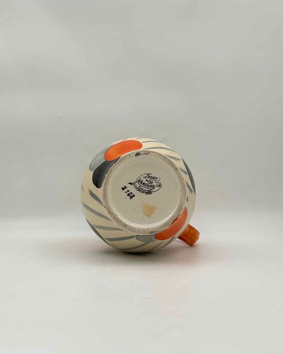 Vintage Hancock’s Ivory Ware Art Deco Hand-Painted Pitcher England