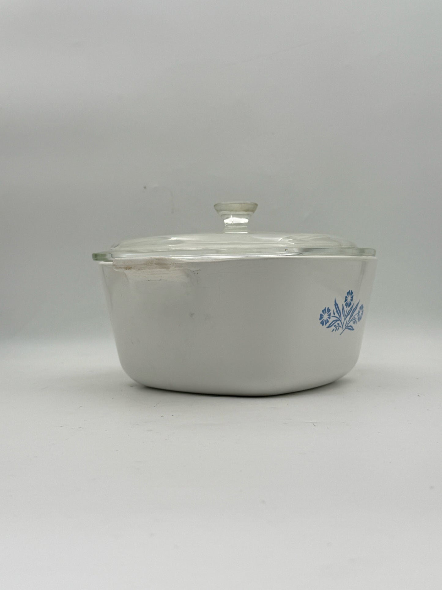 Corning Ware Blue Cone Flower 1.75 Quart Casserole Dish