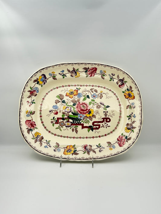 Mason’s Ironstone “Nabob” Oval Platter – Made in England