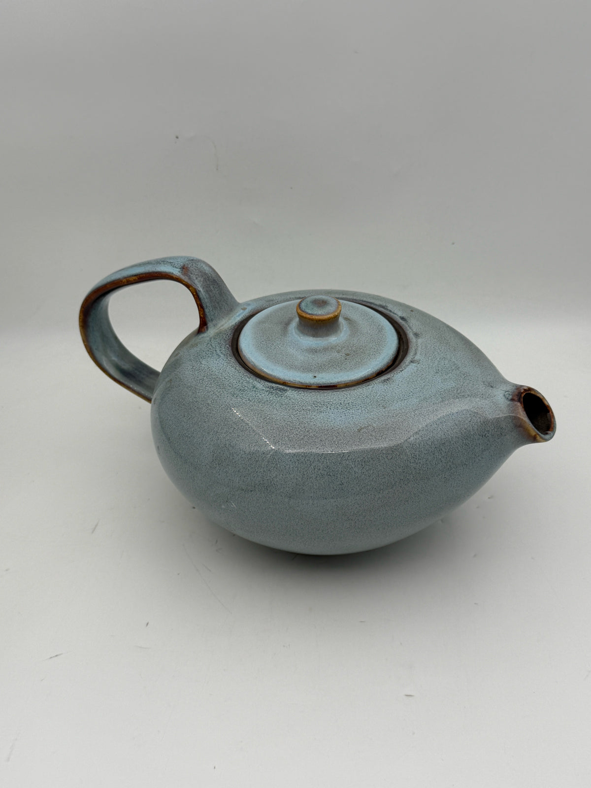 Russel Wright Blue Teapot