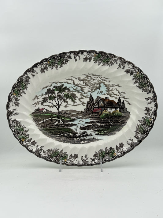Franciscan "The Brook" Oval Platter
