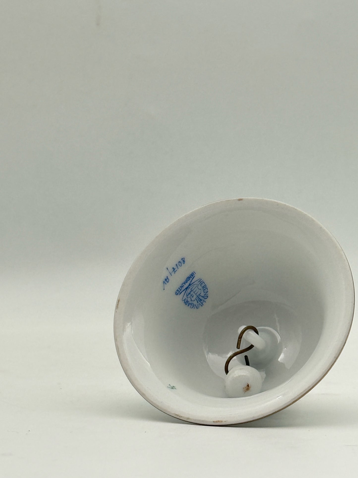 Herend Green Chinese Bouquet Dinner Bell