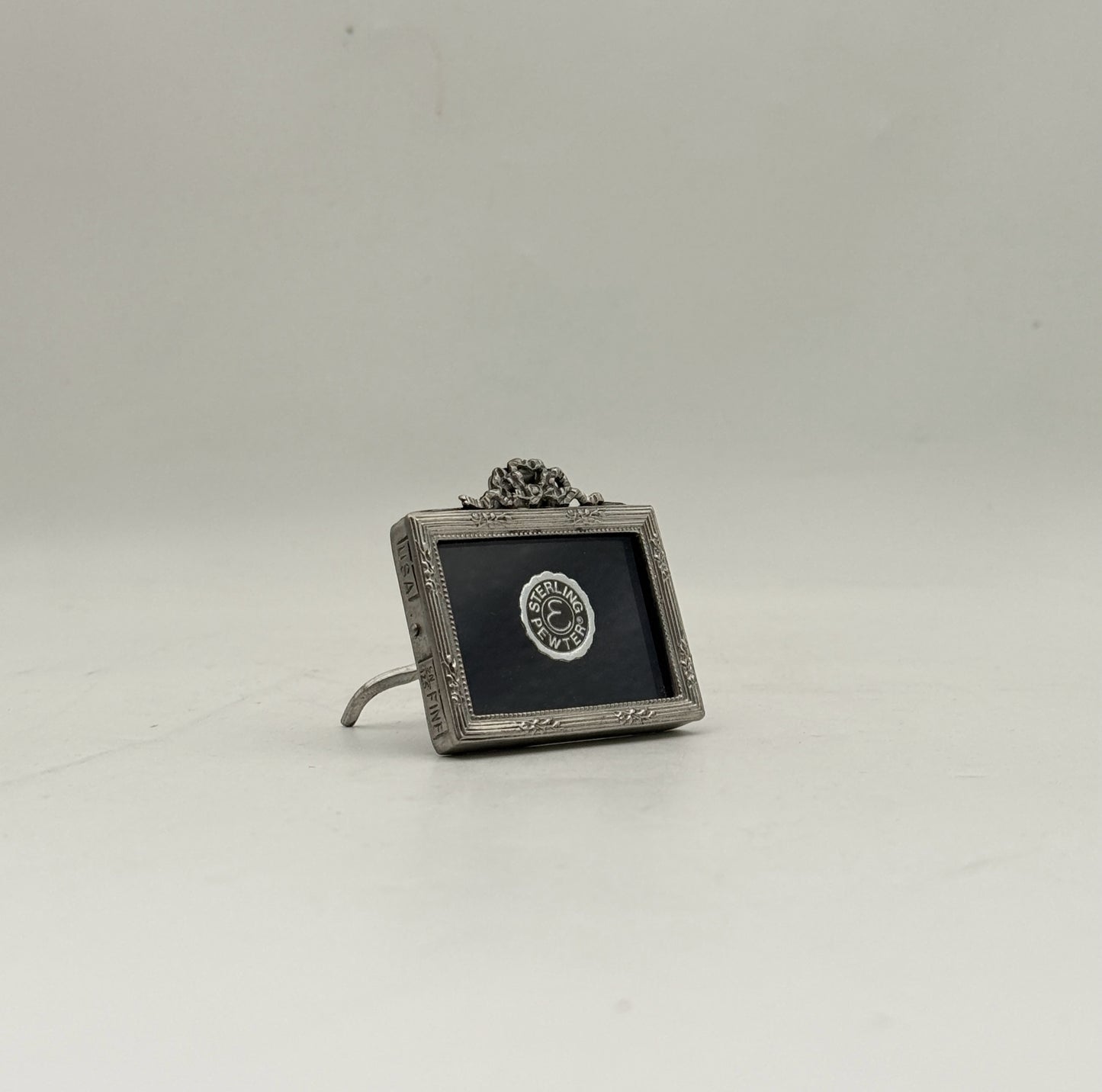Elias Sterling And Pewter Miniature Frame