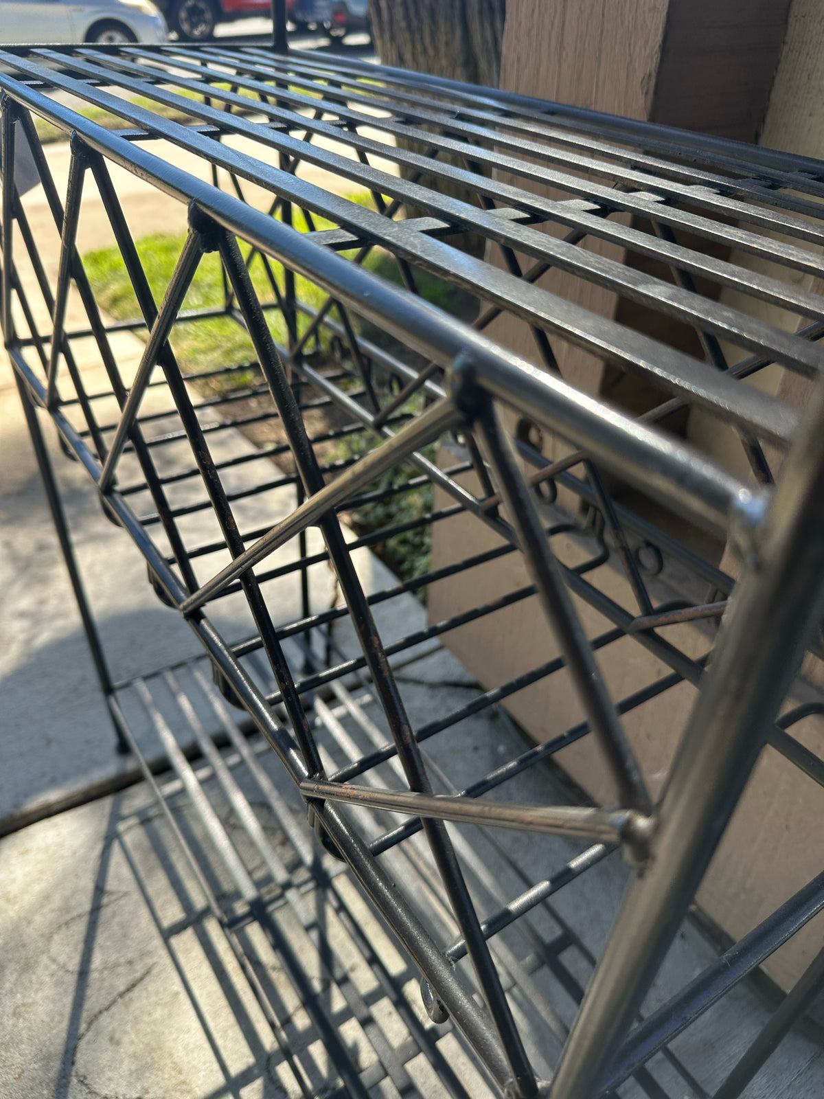 Metal Wine Rack- In Store Pick Up Only