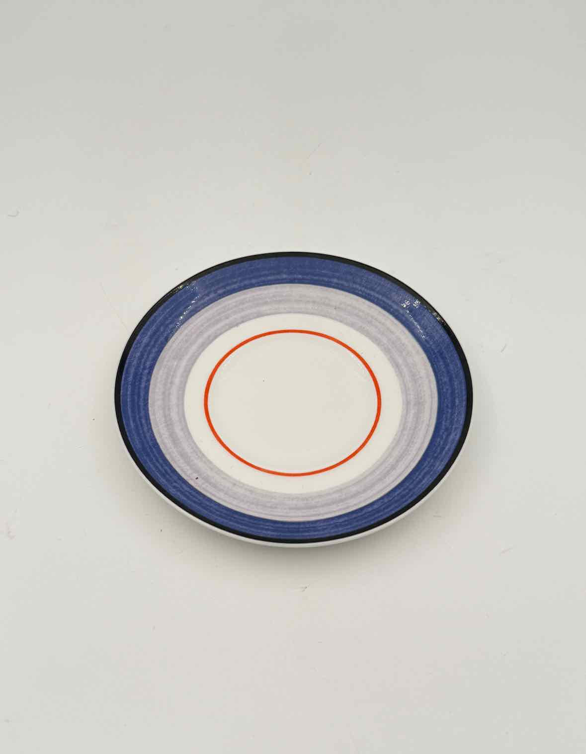 Wedgwood Blue Firs Teacup Saucer Cafe Chic England Porcelain Set 