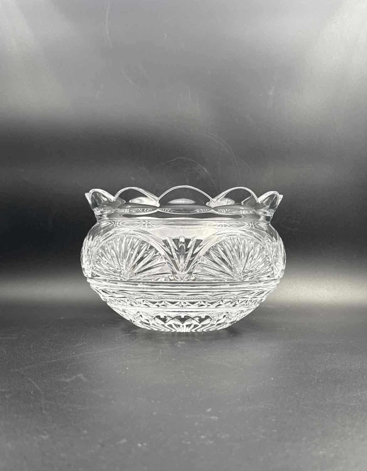 Waterford Jim OLeary Anniversary Crystal Bowl Ireland Cut Glass Decor