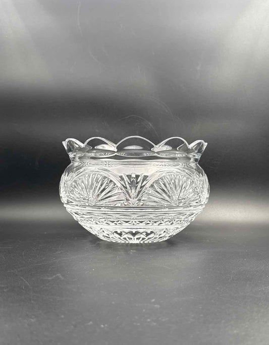 Waterford Jim OLeary Anniversary Crystal Bowl Ireland Cut Glass Decor