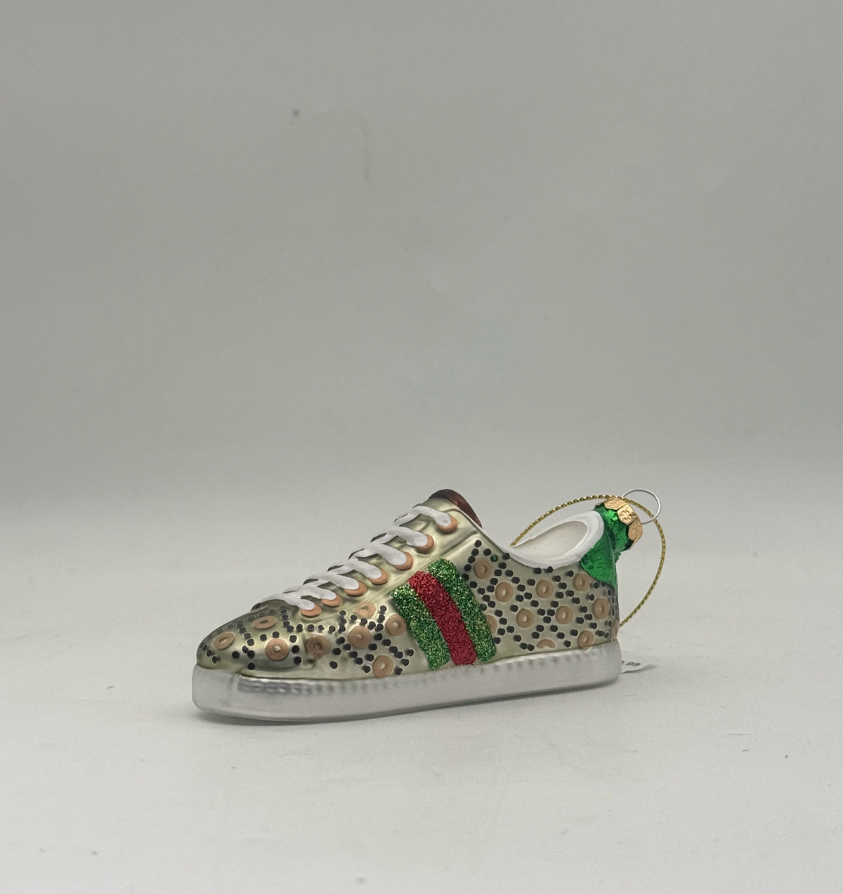Green And Red Sneaker Ornament