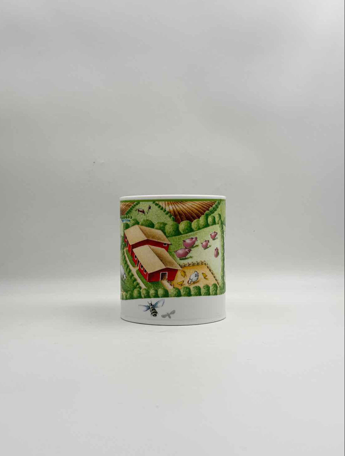Tiffany Co 2000 Tiffany Farm Bone China Piggy Bank Decor