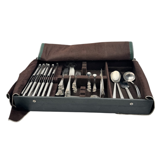 Antique Sterling Flatware Set – “Trianon” by Simpson, Hall & Miller – 94 Pieces – Circa 1895