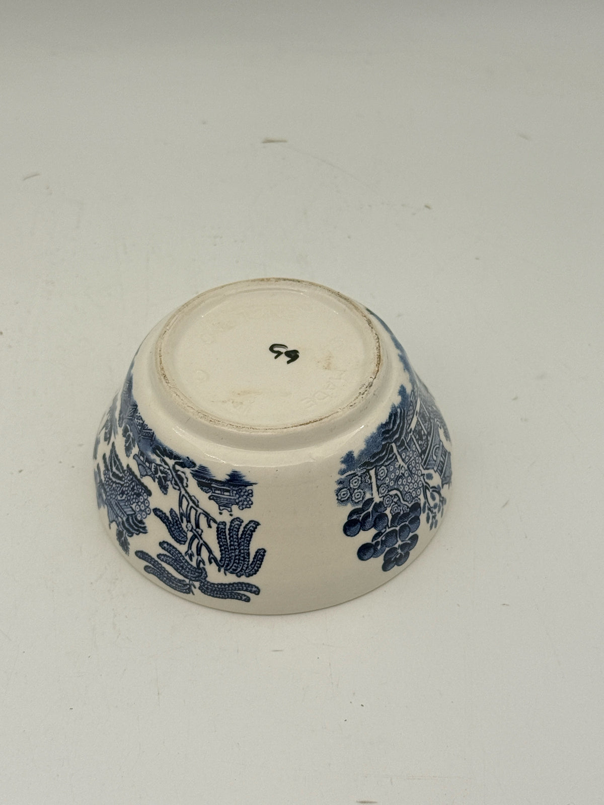 Blue Willow Covered Sugar Dish