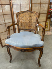 Reproduction French Cane Back Bergere Chair