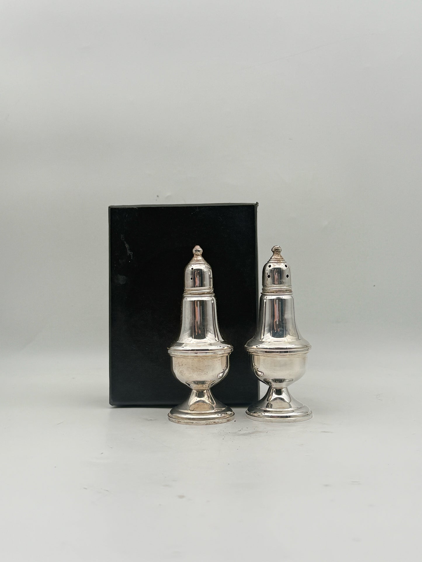 Vintage Empire Sterling Silver Salt And Pepper Shakers