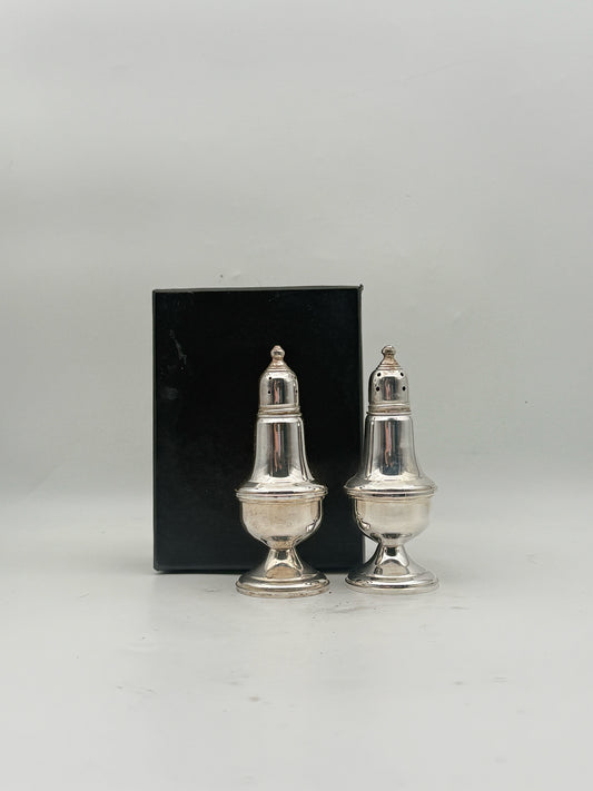 Vintage Empire Sterling Silver Salt And Pepper Shakers