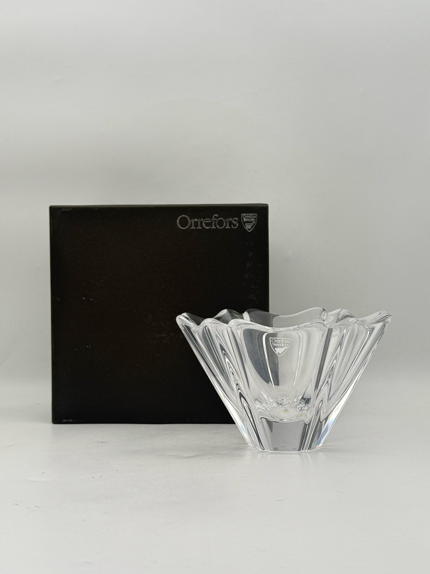 Orrefors Crystal Orion Bowl