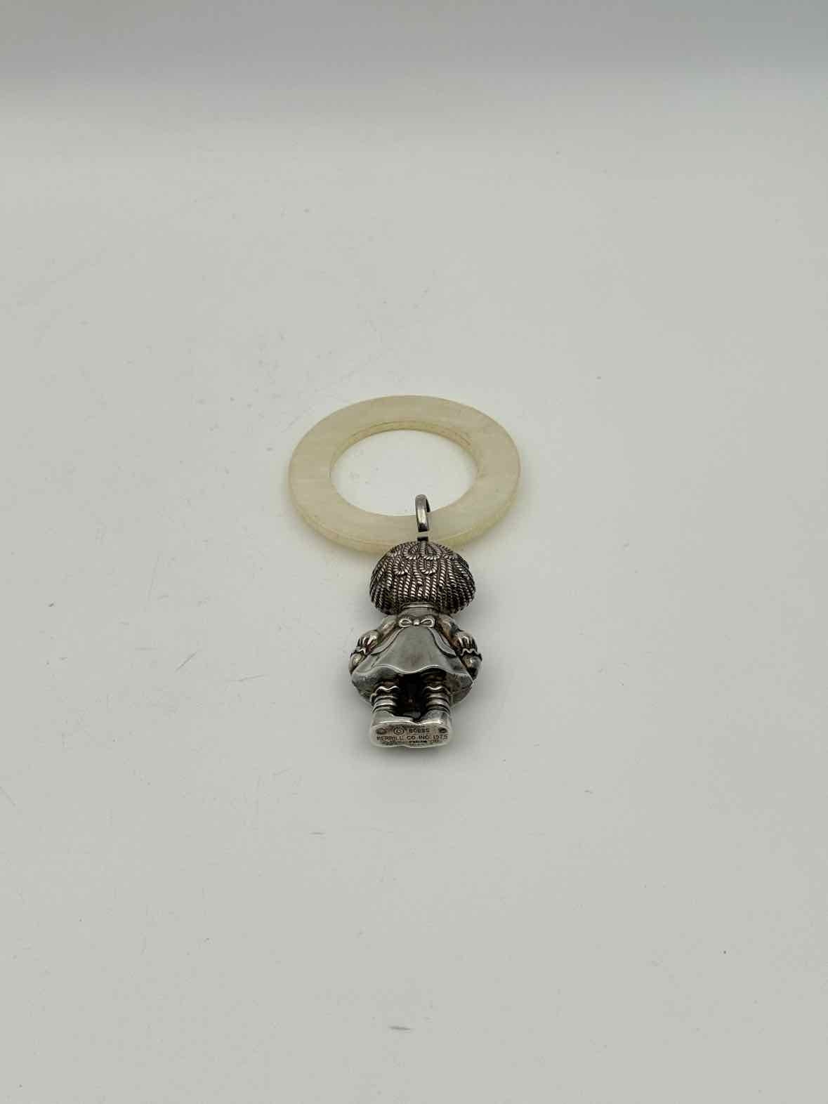 Sterling Silver Raggedy Ann Teething Ring
