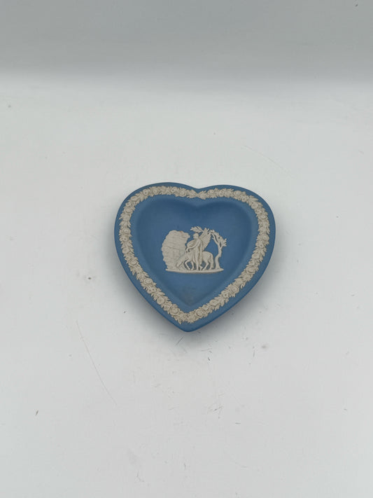 Wedgewood Jasperware Heart Dish Featuring Pegasus