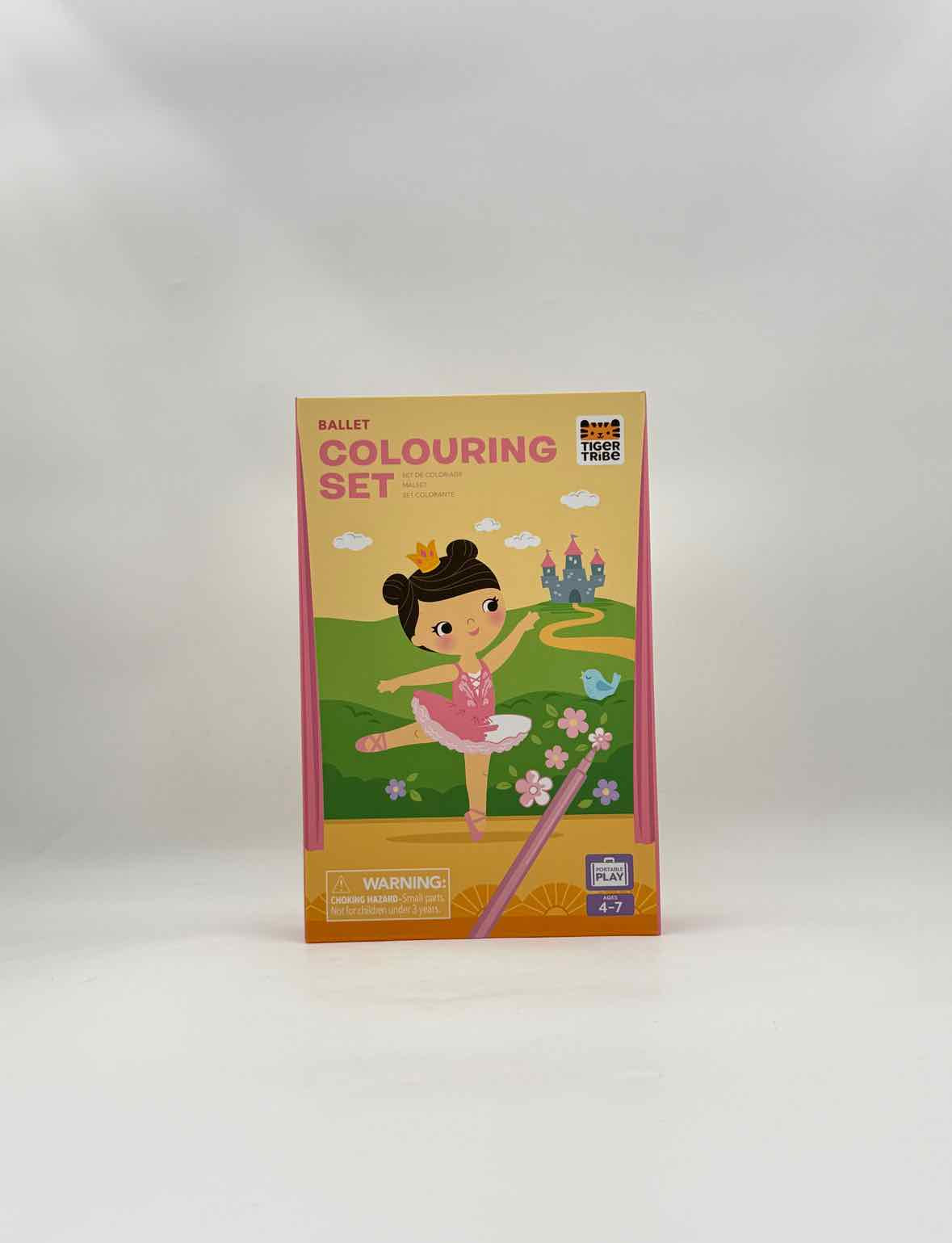 Tiger Tribe Ballet Colouring Set – Travel Art Kit with Stickers