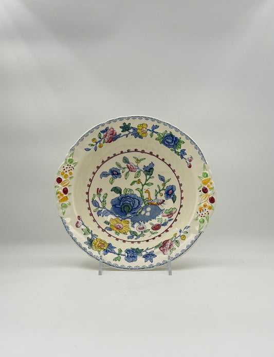 Vintage Mason’s Ironstone Bowl – “Regency” Floral Transferware