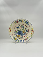 Mason’s Ironstone Bowl – “Regency” Pattern – Colorful Floral Transferware