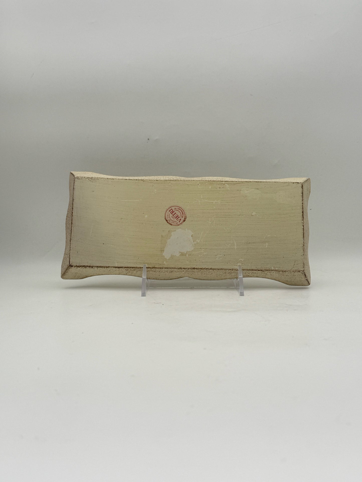 Vietri "Viola Odorata" Butterfly Tray Made In Italy