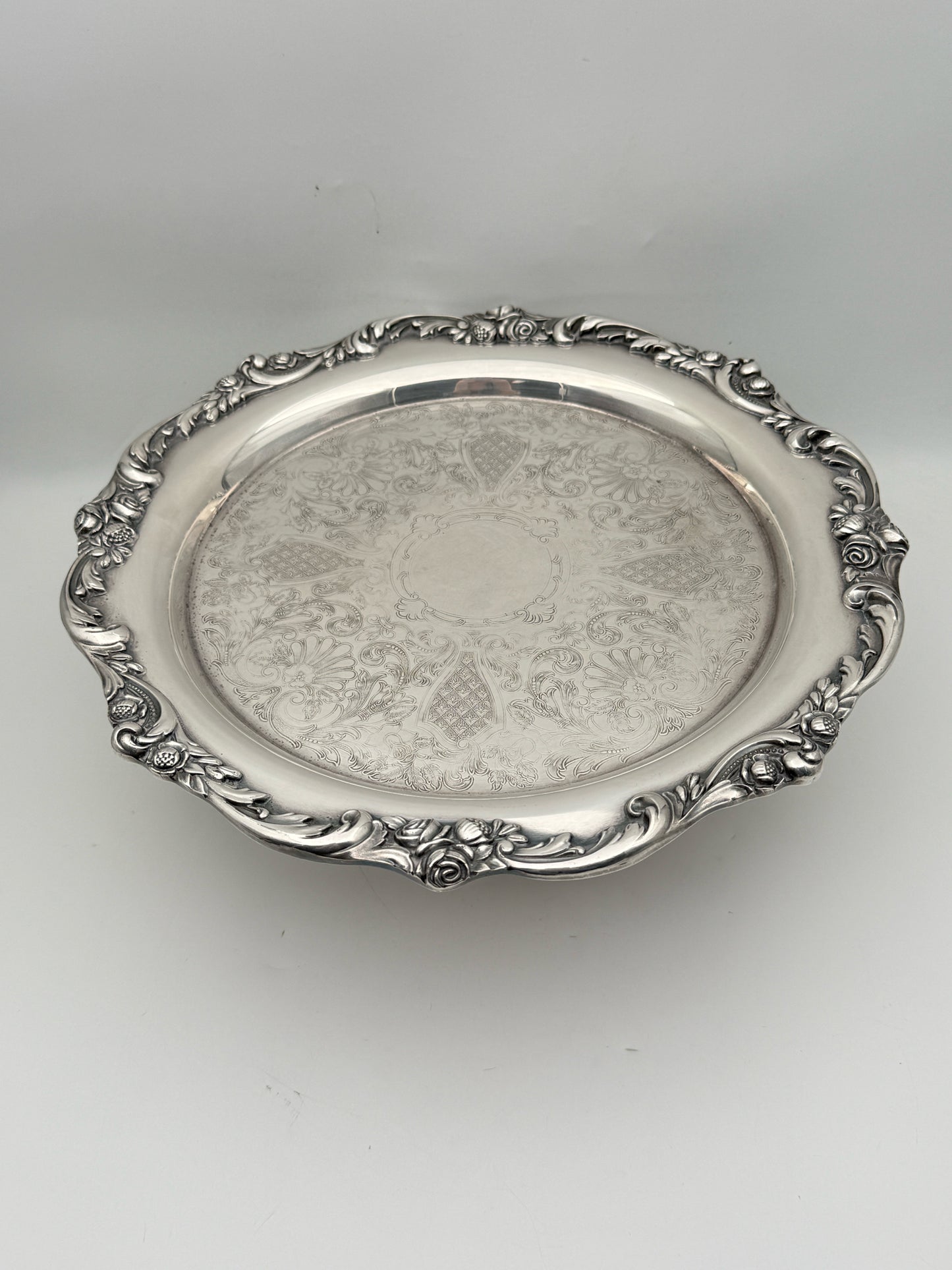Silverplate Pedestal Cake Plate