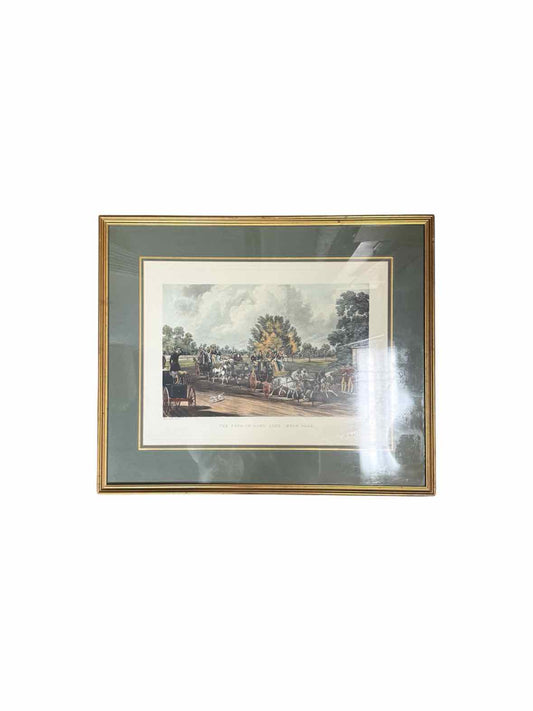 "The Four-In-Hand Club", Hyde Park - After James Pollard, engraved by J. Harris