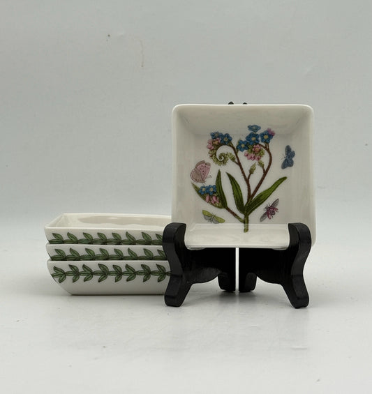 Portmeirion Botanic Garden Butter Pats- Set Of 4